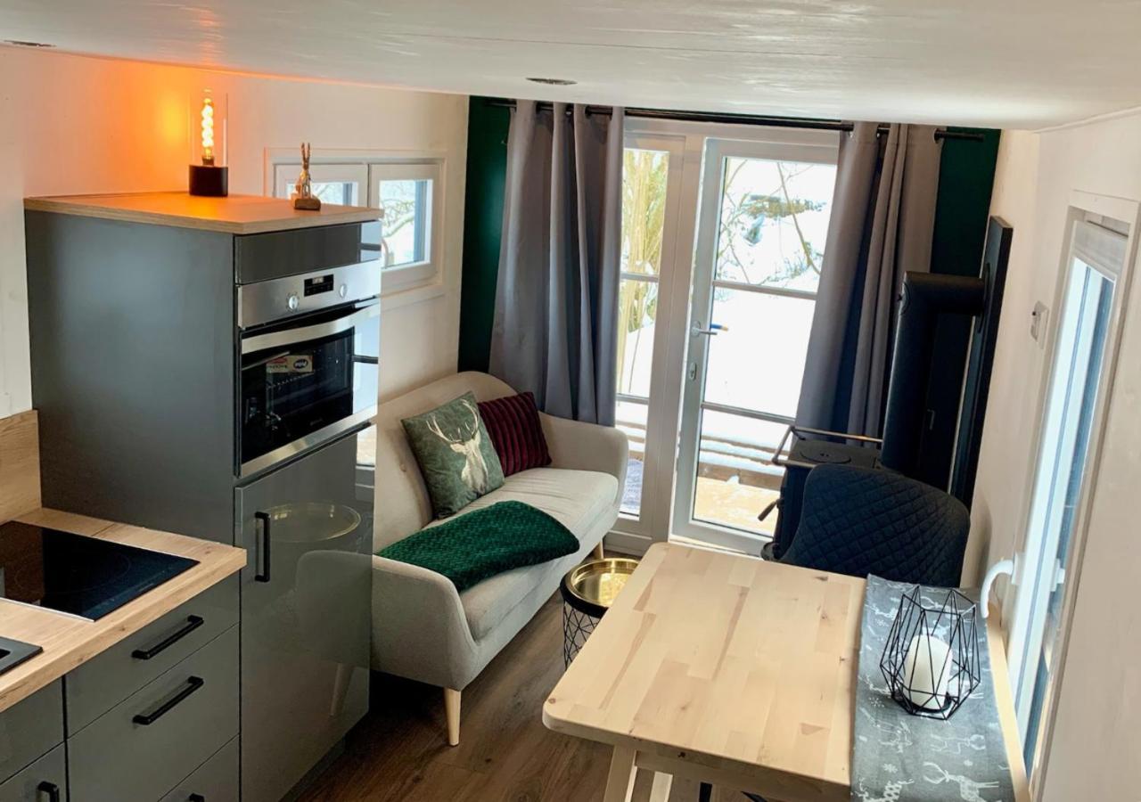 Tiny House Klitzeklein Am Waldrand Von Elpe Villa Olsberg Eksteriør billede
